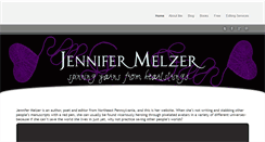 Desktop Screenshot of jennifermelzer.com